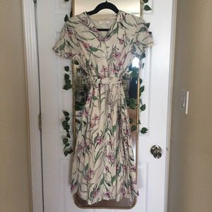 Mango Floral Dress (US 4)